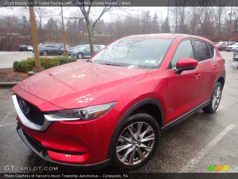 Soul Red Crystal Metallic / Black 2019 Mazda CX-5 Grand Touring AWD