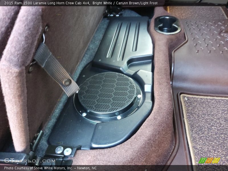 Bright White / Canyon Brown/Light Frost 2015 Ram 1500 Laramie Long Horn Crew Cab 4x4