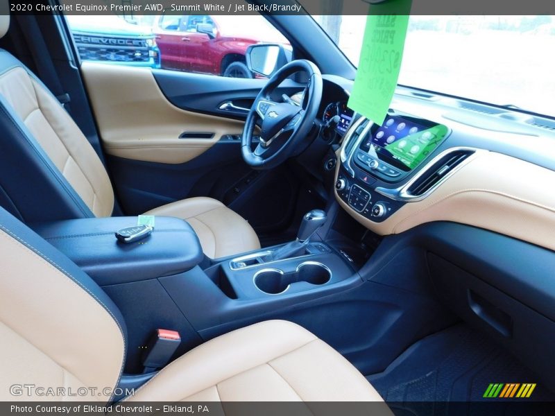 Summit White / Jet Black/Brandy 2020 Chevrolet Equinox Premier AWD