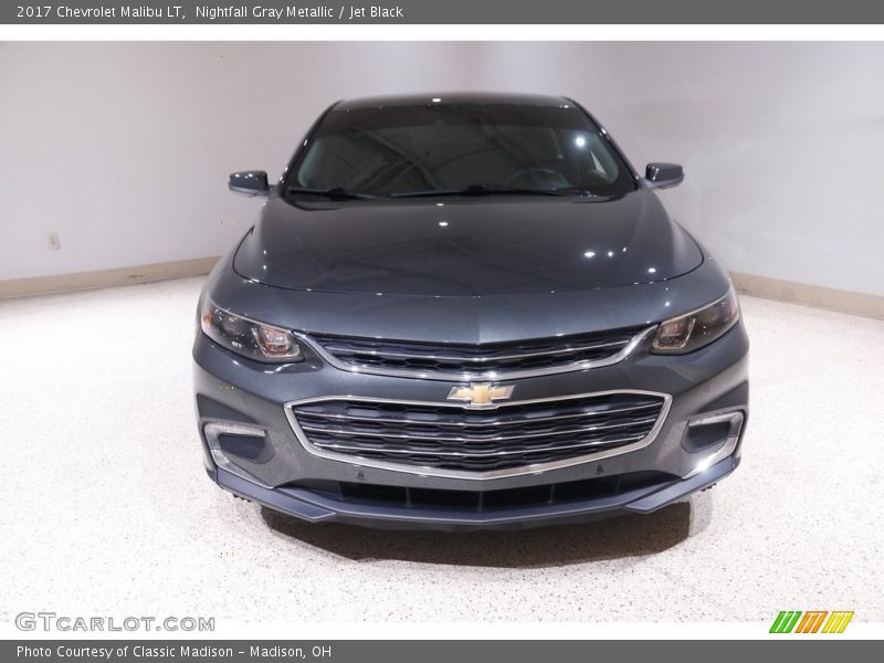 Nightfall Gray Metallic / Jet Black 2017 Chevrolet Malibu LT