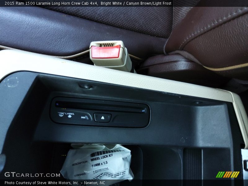 Bright White / Canyon Brown/Light Frost 2015 Ram 1500 Laramie Long Horn Crew Cab 4x4
