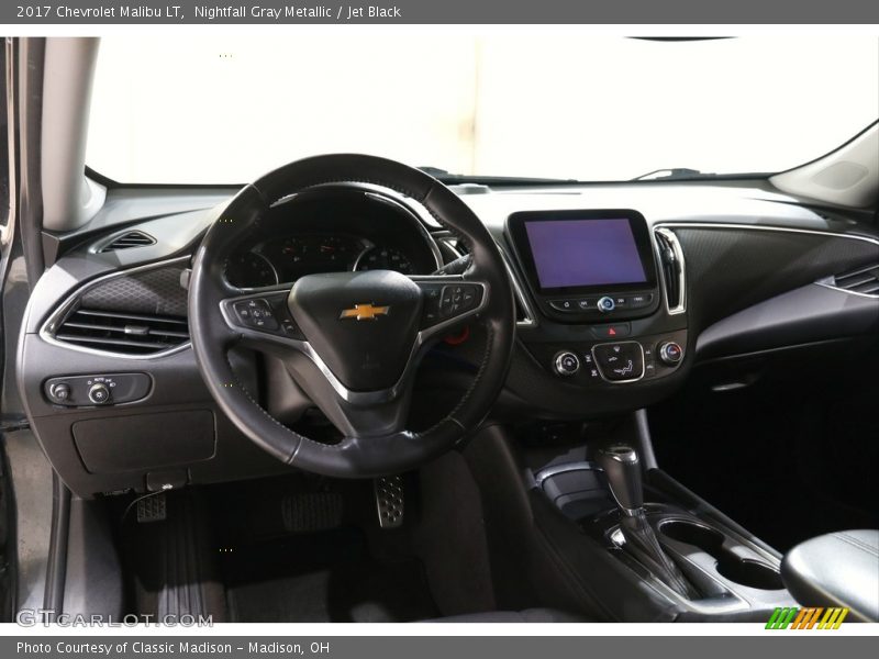 Nightfall Gray Metallic / Jet Black 2017 Chevrolet Malibu LT