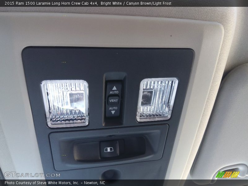 Bright White / Canyon Brown/Light Frost 2015 Ram 1500 Laramie Long Horn Crew Cab 4x4