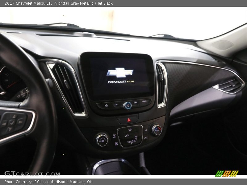 Nightfall Gray Metallic / Jet Black 2017 Chevrolet Malibu LT