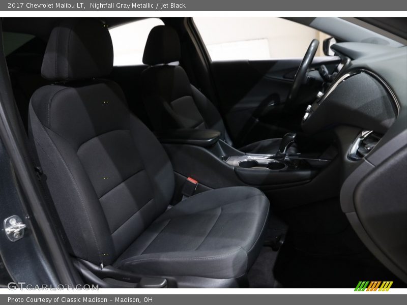 Nightfall Gray Metallic / Jet Black 2017 Chevrolet Malibu LT