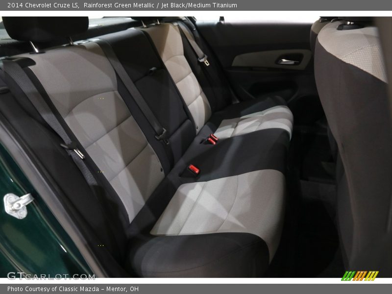 Rainforest Green Metallic / Jet Black/Medium Titanium 2014 Chevrolet Cruze LS