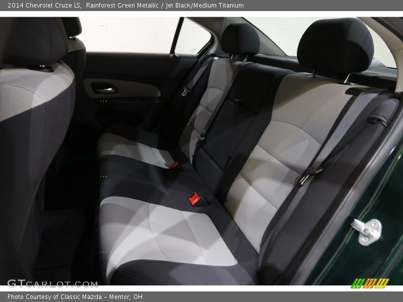 Rainforest Green Metallic / Jet Black/Medium Titanium 2014 Chevrolet Cruze LS