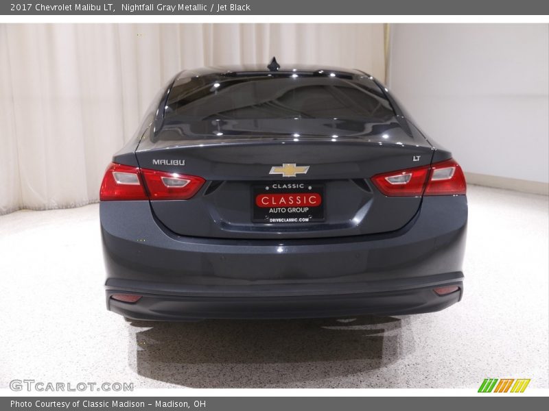Nightfall Gray Metallic / Jet Black 2017 Chevrolet Malibu LT