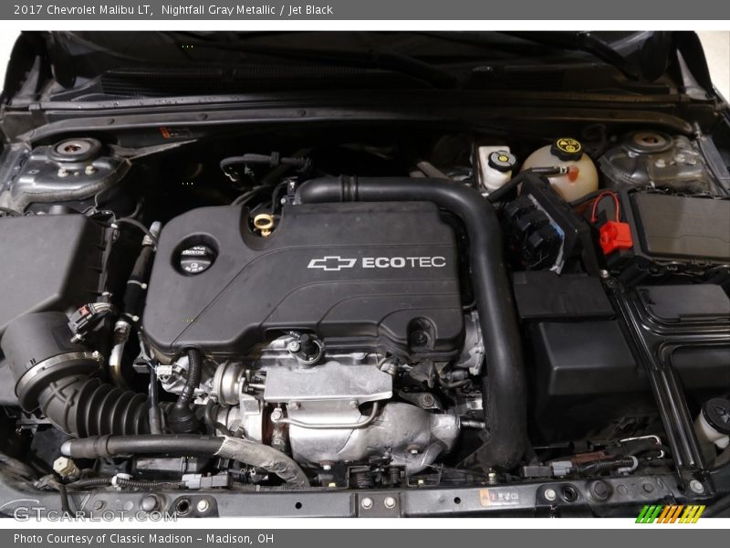Nightfall Gray Metallic / Jet Black 2017 Chevrolet Malibu LT