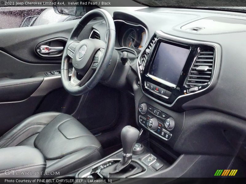 Velvet Red Pearl / Black 2021 Jeep Cherokee Limited 4x4