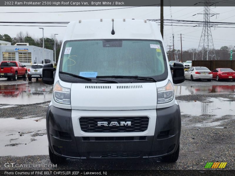 Bright White / Black 2022 Ram ProMaster 2500 High Roof Cargo Van