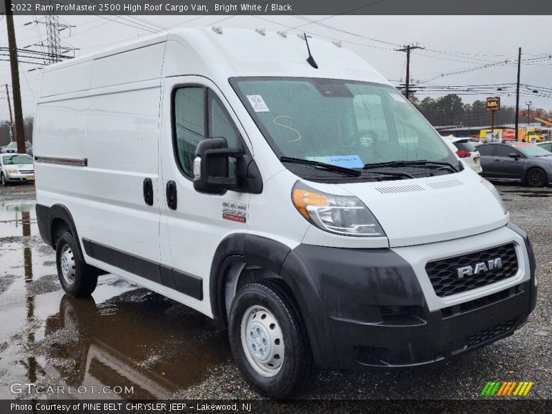 Front 3/4 View of 2022 ProMaster 2500 High Roof Cargo Van