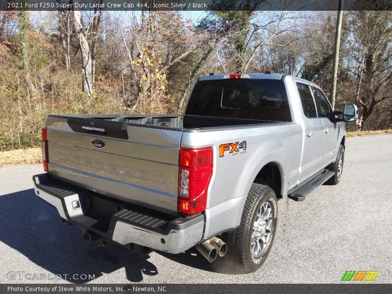 Iconic Silver / Black 2021 Ford F250 Super Duty Lariat Crew Cab 4x4