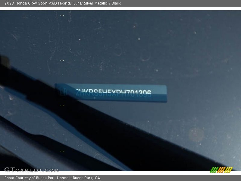 Lunar Silver Metallic / Black 2023 Honda CR-V Sport AWD Hybrid