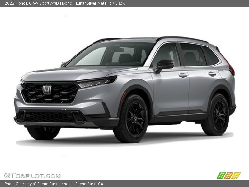 Lunar Silver Metallic / Black 2023 Honda CR-V Sport AWD Hybrid