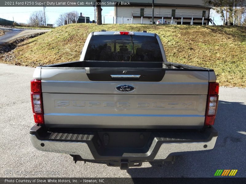 Iconic Silver / Black 2021 Ford F250 Super Duty Lariat Crew Cab 4x4
