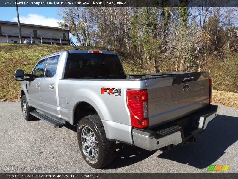 Iconic Silver / Black 2021 Ford F250 Super Duty Lariat Crew Cab 4x4