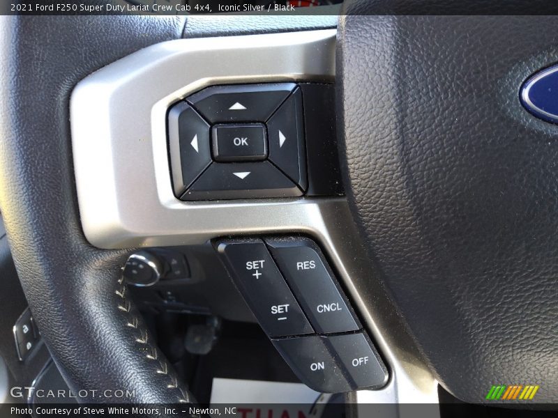 Iconic Silver / Black 2021 Ford F250 Super Duty Lariat Crew Cab 4x4