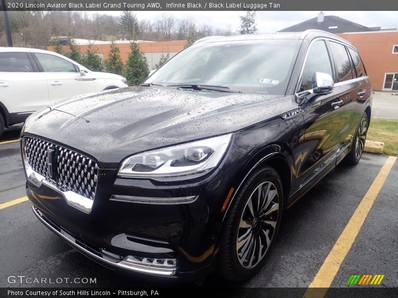 Infinite Black / Black Label Luggage Tan 2020 Lincoln Aviator Black Label Grand Touring AWD