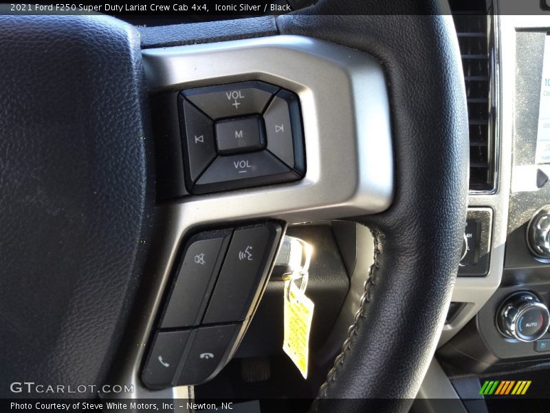 Iconic Silver / Black 2021 Ford F250 Super Duty Lariat Crew Cab 4x4