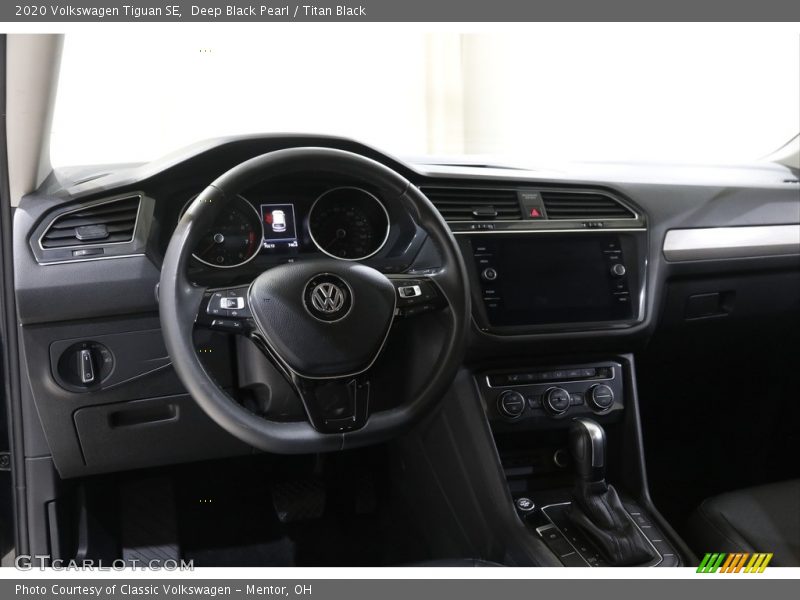 Dashboard of 2020 Tiguan SE