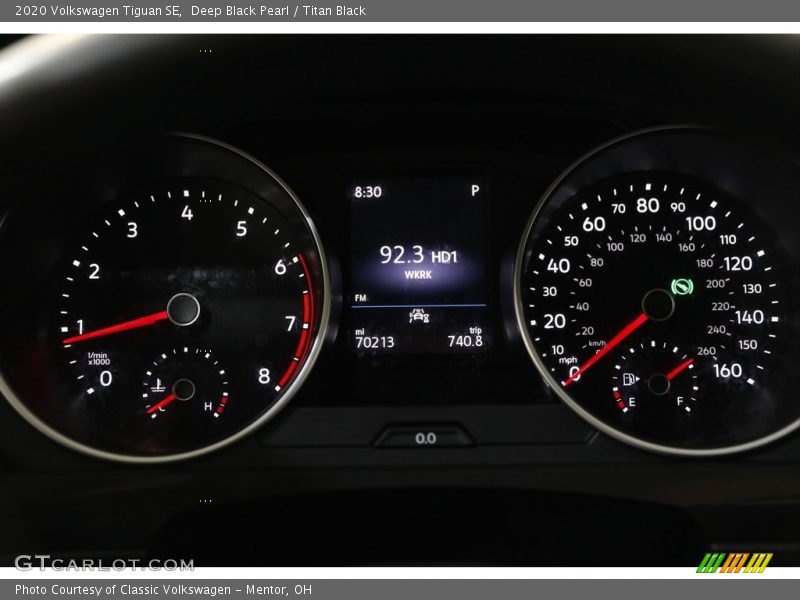  2020 Tiguan SE SE Gauges
