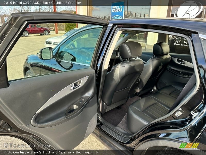 Black Obsidian / Graphite 2016 Infiniti QX50 AWD