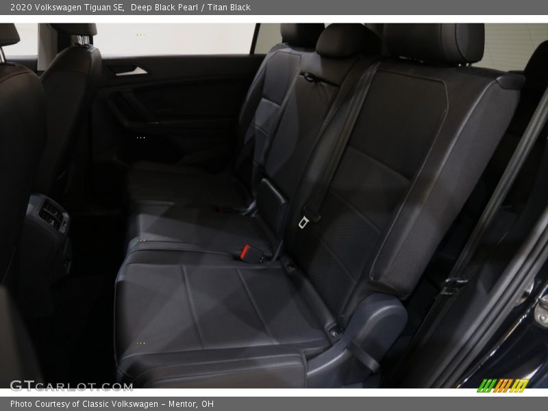 Rear Seat of 2020 Tiguan SE