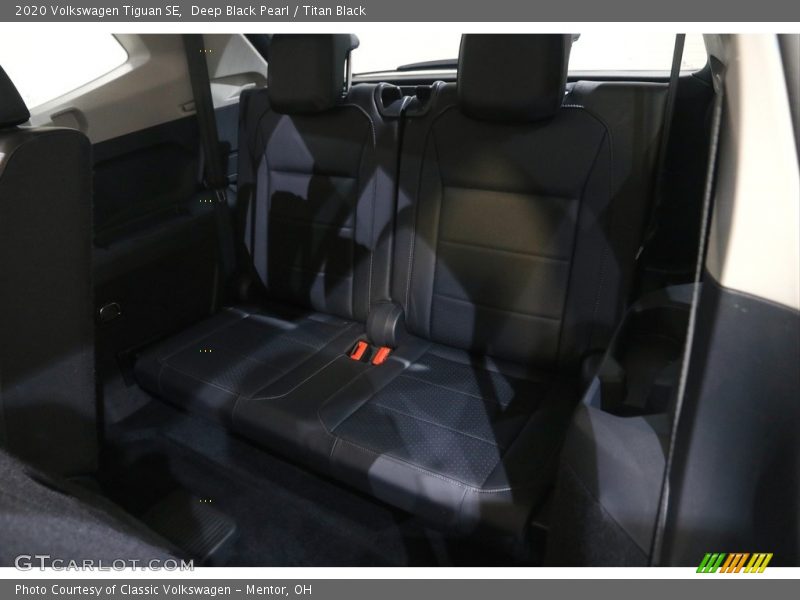 Rear Seat of 2020 Tiguan SE