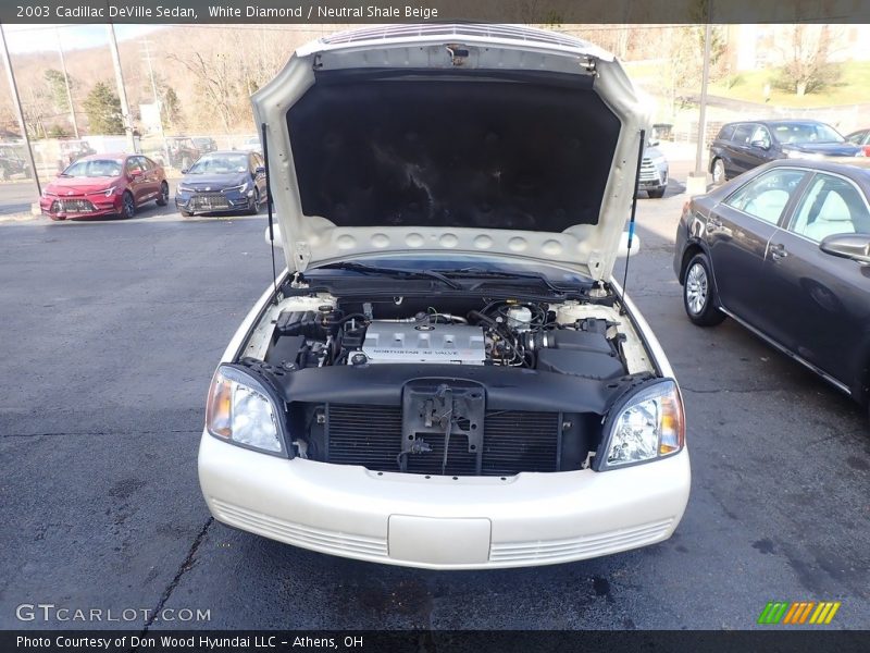 White Diamond / Neutral Shale Beige 2003 Cadillac DeVille Sedan