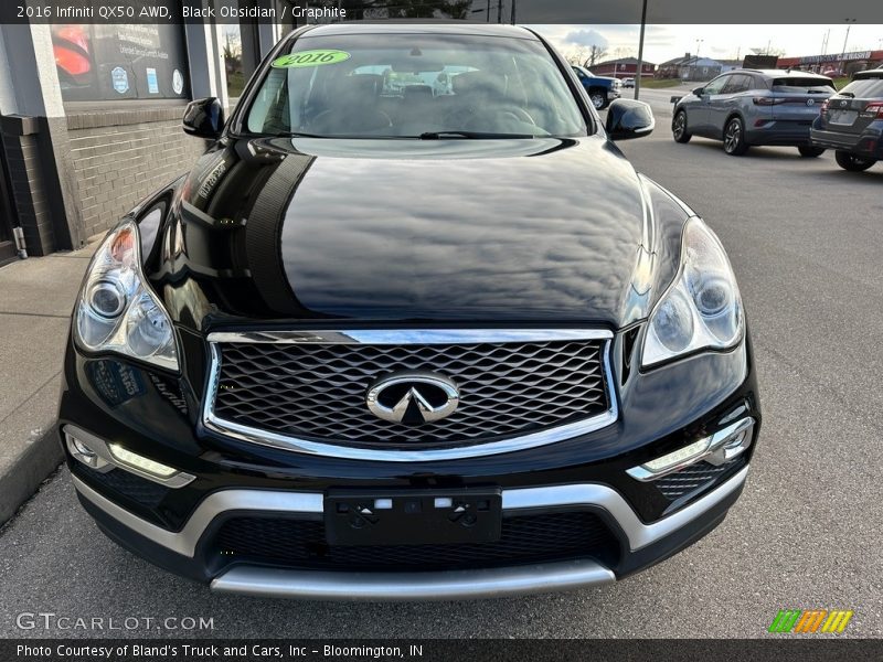 Black Obsidian / Graphite 2016 Infiniti QX50 AWD