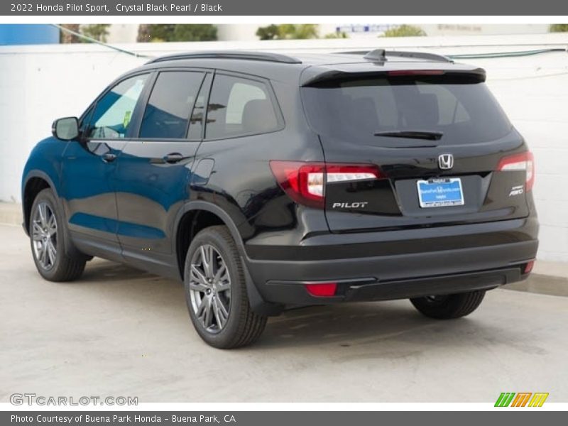 Crystal Black Pearl / Black 2022 Honda Pilot Sport
