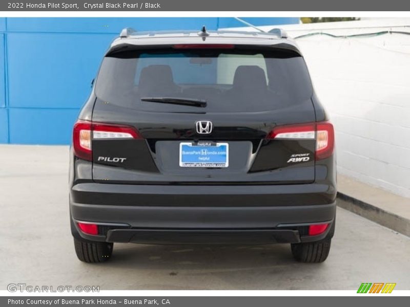 Crystal Black Pearl / Black 2022 Honda Pilot Sport