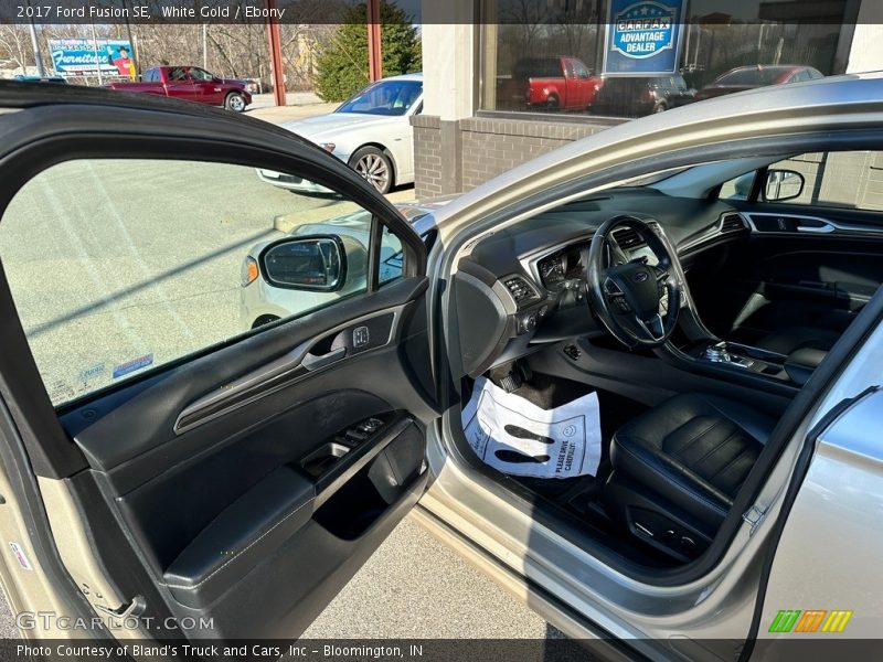White Gold / Ebony 2017 Ford Fusion SE