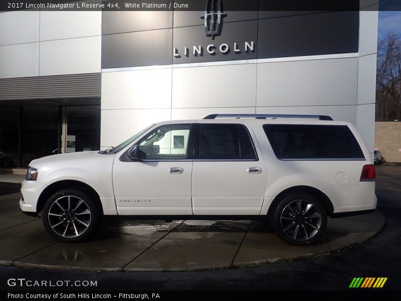  2017 Navigator L Reserve 4x4 White Platinum