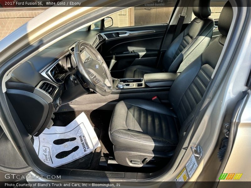 White Gold / Ebony 2017 Ford Fusion SE