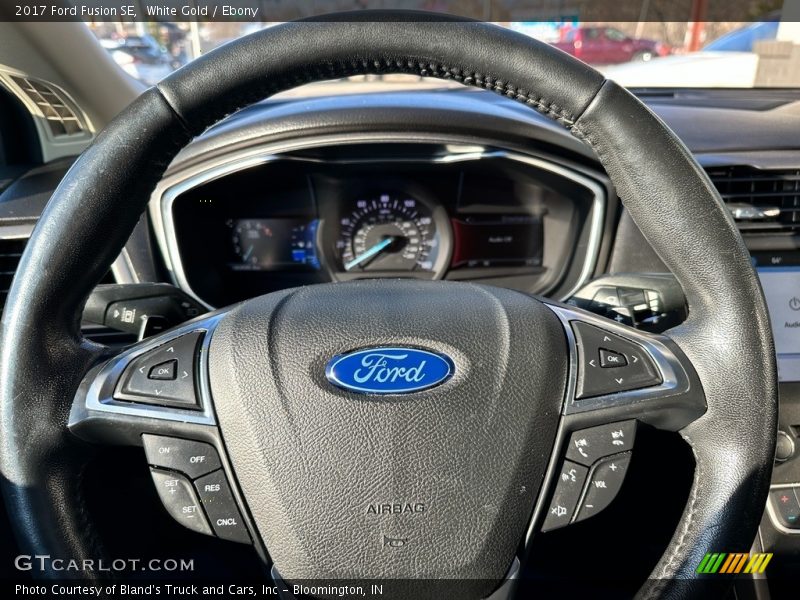 White Gold / Ebony 2017 Ford Fusion SE
