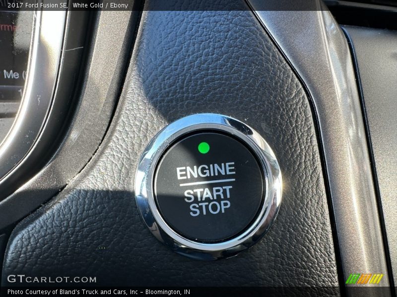 White Gold / Ebony 2017 Ford Fusion SE