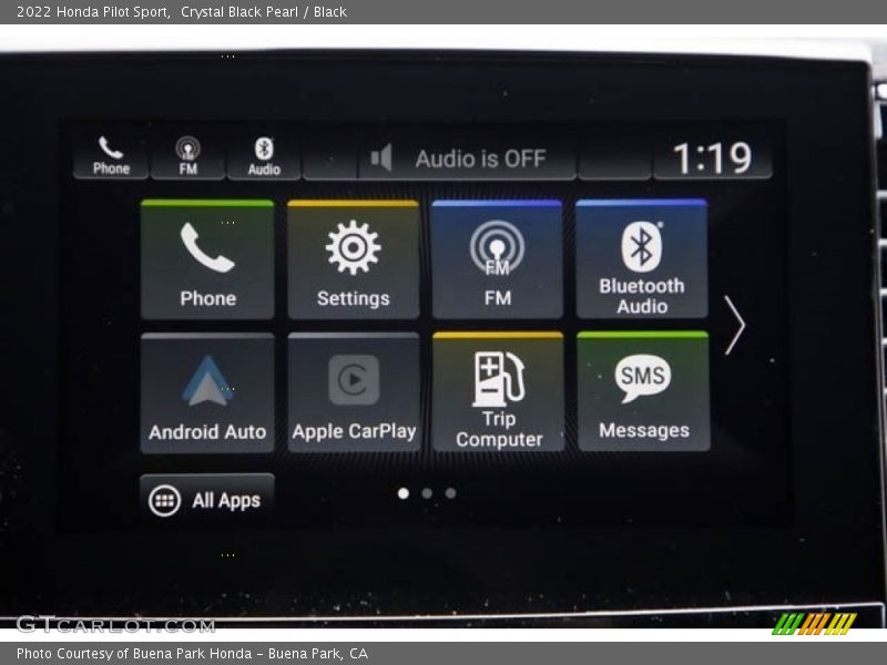 Crystal Black Pearl / Black 2022 Honda Pilot Sport