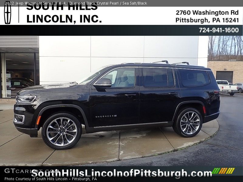 Diamond Black Crystal Pearl / Sea Salt/Black 2022 Jeep Wagoneer Series III 4x4