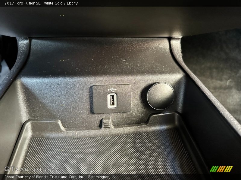 White Gold / Ebony 2017 Ford Fusion SE