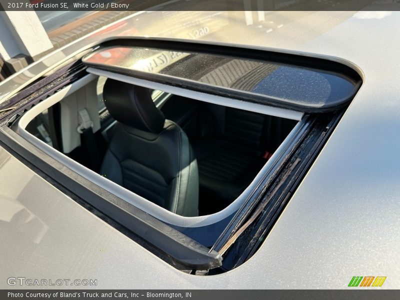 White Gold / Ebony 2017 Ford Fusion SE