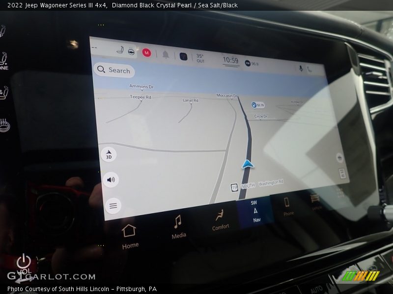 Navigation of 2022 Wagoneer Series III 4x4