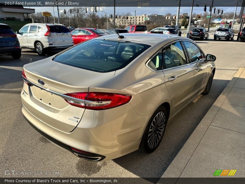 White Gold / Ebony 2017 Ford Fusion SE
