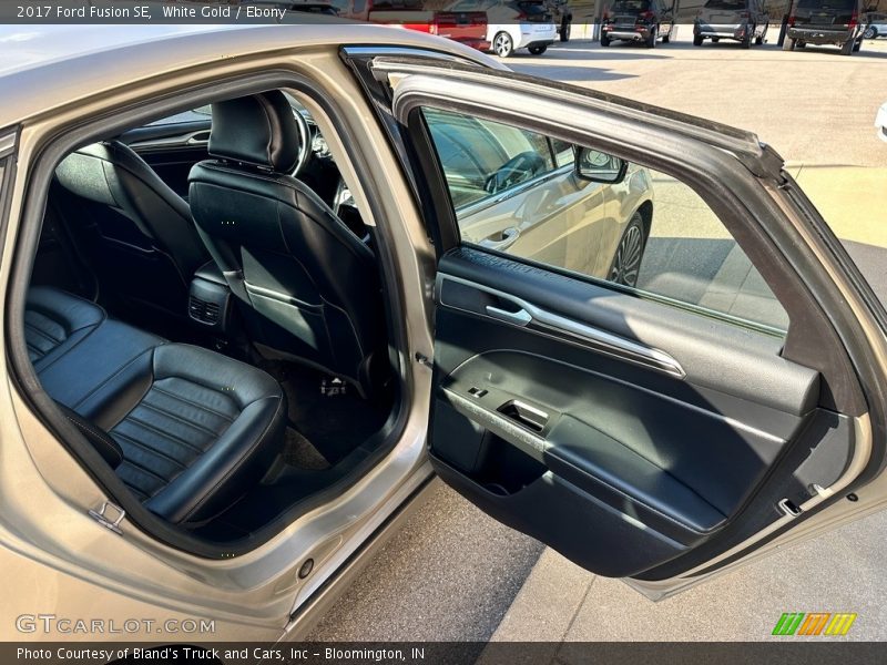 White Gold / Ebony 2017 Ford Fusion SE