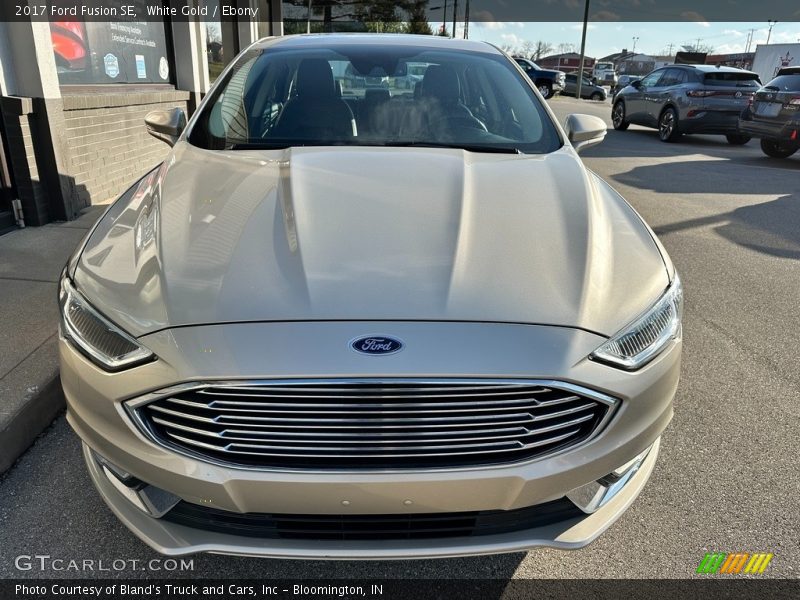 White Gold / Ebony 2017 Ford Fusion SE