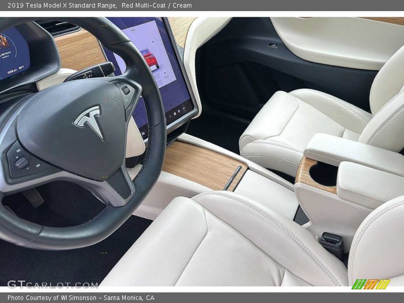  2019 Model X Standard Range Cream Interior