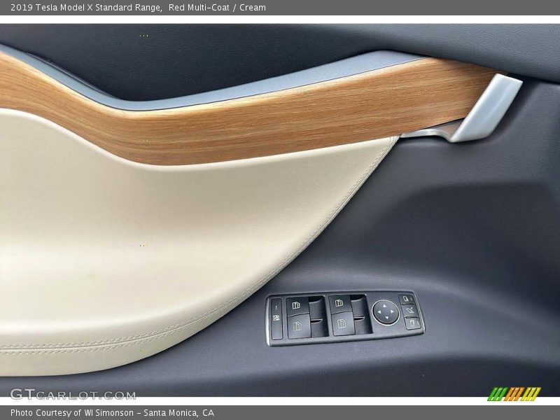 Controls of 2019 Model X Standard Range