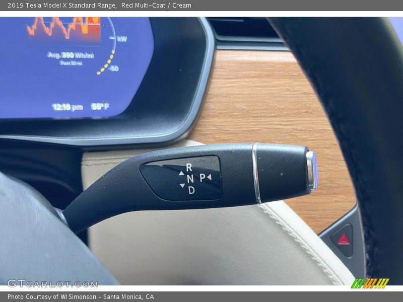  2019 Model X Standard Range 1 Speed Automatic Shifter