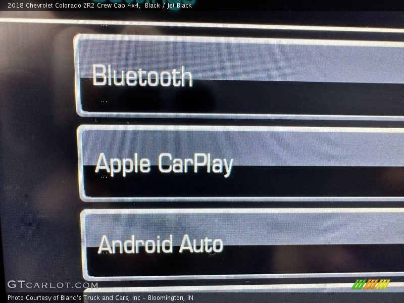 Black / Jet Black 2018 Chevrolet Colorado ZR2 Crew Cab 4x4